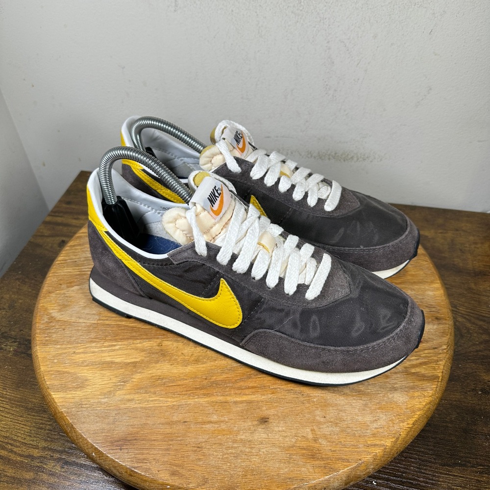 Nike Waffle Trainer 2 Velvet Brown Dark Sulfur DB3004-200 Mens 8.5 Sneakers